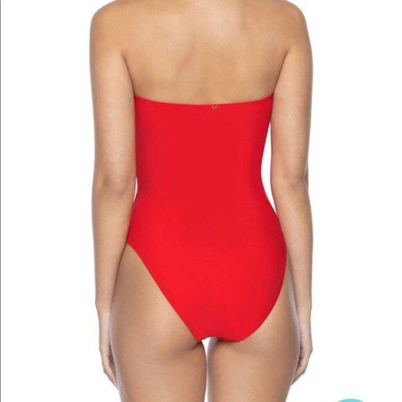 PilyQ Womens Size Small Sabrina One Piece Swimsuit Black - Picture 5 of 5